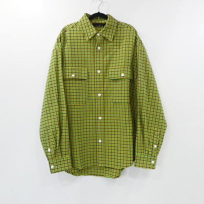 【中古】Palm Angels | パームエンジェルス MICRO CHECK OVERSHIRT その他トップス PMES012F23FAB005 - サイズ：48