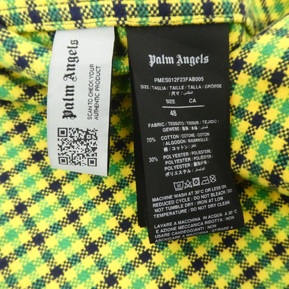 【中古】Palm Angels | パームエンジェルス MICRO CHECK OVERSHIRT その他トップス PMES012F23FAB005 - サイズ：48