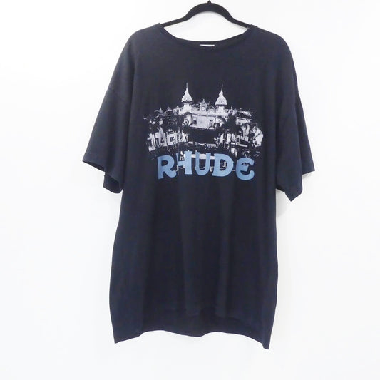 【中古】RHUDE | ルード CASINO TEE 半袖Ｔシャツ RHSS22TT05012610 ブラック サイズ：XL