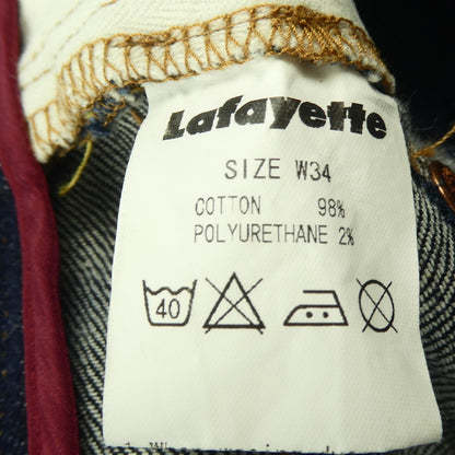 【中古】Lafayette | ラファイエット 5 POCKET DENIM PANTS - BAGGIE FIT デニムパンツ ブルー