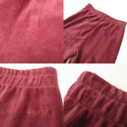 X-girl | X-girl EASY WIDE PANTS Pants 105214031008 Purple Size: S