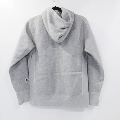 【中古】Champion | チャンピオン REVERSE WEAVE WINDSTOPPER パーカー C8-G125 グレー サイズ：S