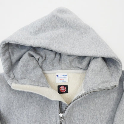 【中古】Champion | チャンピオン REVERSE WEAVE WINDSTOPPER パーカー C8-G125 グレー サイズ：S