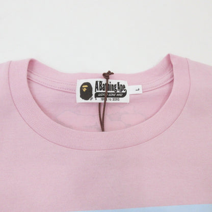 【中古】A BATHING APE | アベイシングエイプ BAPE GIRL TEE 半袖Ｔシャツ 1I30109007 ピンク サイズ：L