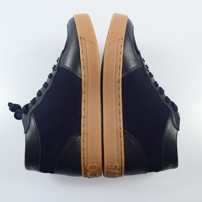 【中古】Sangacio | サンガッチョ にゅーず SG MID『NAVY』 スニーカー ネイビー 23.5cm