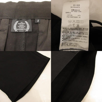 【中古】430 - FOURTHIRTY - | フォーサーティー BS SHORTS ショートパンツ 23-022 2023S/S ブラック サイズ：1