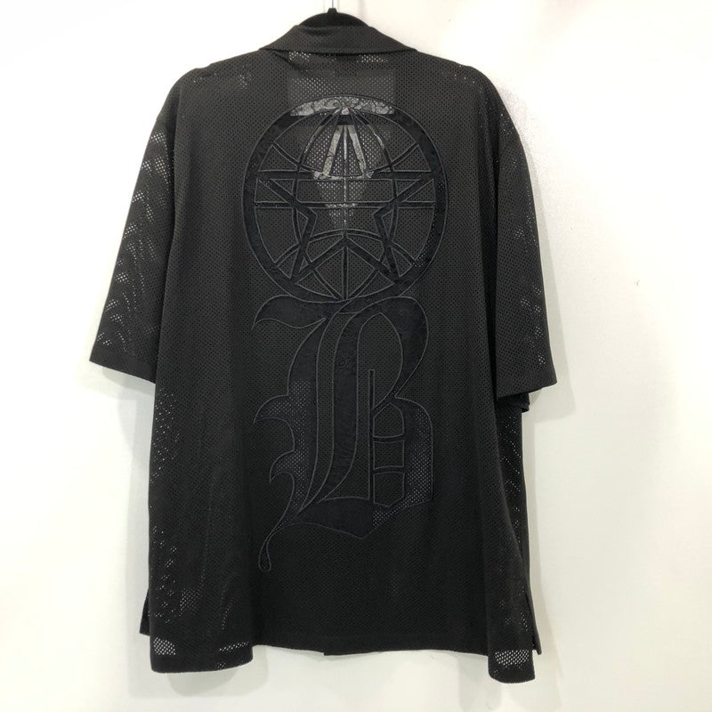 【中古】BURBERRY London England | バーバリーロンドンイングランド BASKETBALL JERSEY SHIRT 半袖シャツ 8067375 ブラック サイズ：S