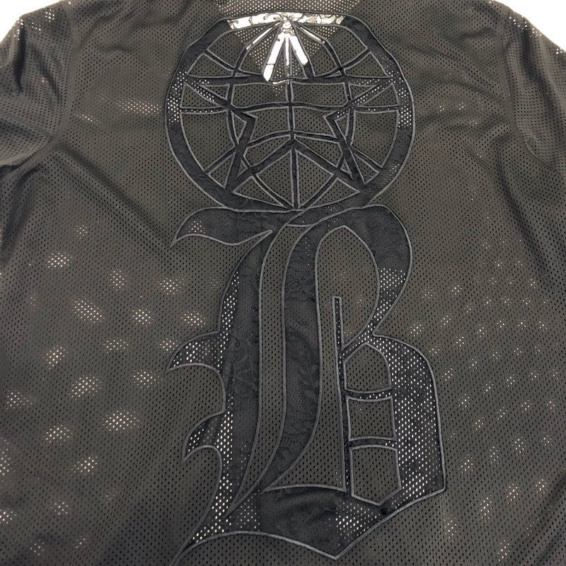 【中古】BURBERRY London England | バーバリーロンドンイングランド BASKETBALL JERSEY SHIRT 半袖シャツ 8067375 ブラック サイズ：S