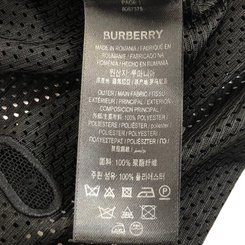 【中古】BURBERRY London England | バーバリーロンドンイングランド BASKETBALL JERSEY SHIRT 半袖シャツ 8067375 ブラック サイズ：S