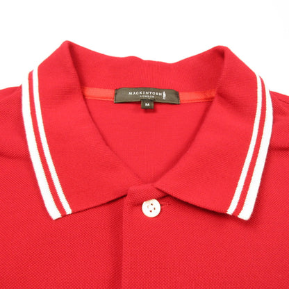 【中古】Mackintosh | マッキントッシュ ポロシャツ G1P01-166-18 MACKINTOSH LONDON/ライン レッド サイズ：M