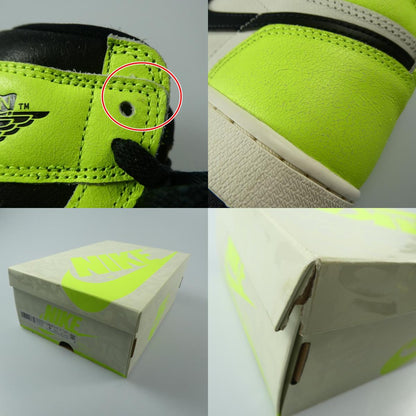 【中古】NIKE | ナイキ AIR JORDAN 1 RETRO HIGH OG VOLT スニーカー 555088-702 イエロー 27cm
