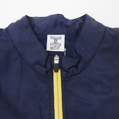 【中古】X-girl | エックスガール RETRO TRACK JKT ナイロンジャケット 105236021001 ネイビー サイズ：L