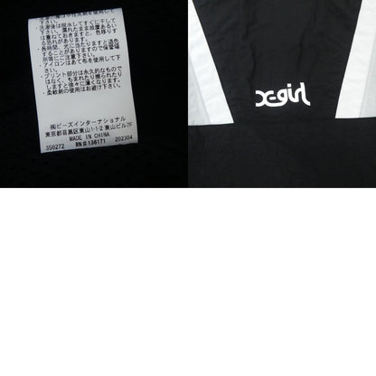 【中古】X-girl | エックスガール RETRO TRACK JKT ナイロンジャケット 105236021001 ブラック サイズ：M