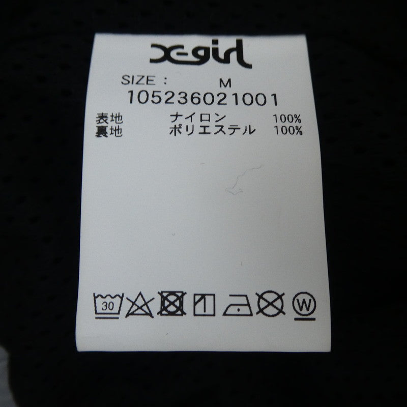 【中古】X-girl | エックスガール RETRO TRACK JKT ナイロンジャケット 105236021001 ブラック サイズ：M
