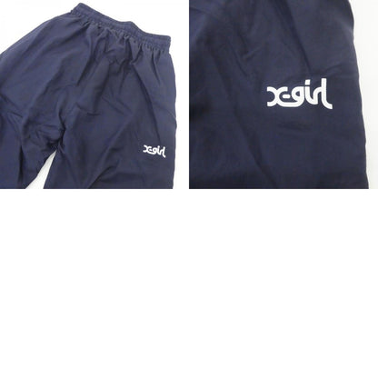 【中古】X-girl | エックスガール RETRO TRACK PANTS パンツ 105236031002 ネイビー サイズ：L