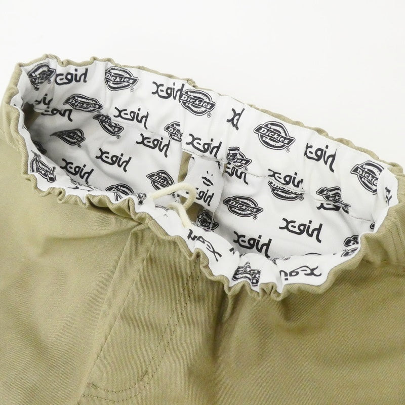 【中古】X-girl | エックスガール WORK CHEF PANTS パンツ 105223031015 ベージュ サイズ：S