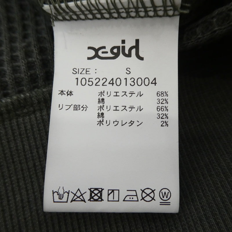 【中古】X-girl | エックスガール PIGMENT DYED WAFFLE その他トップス 105224013004 - サイズ：S
