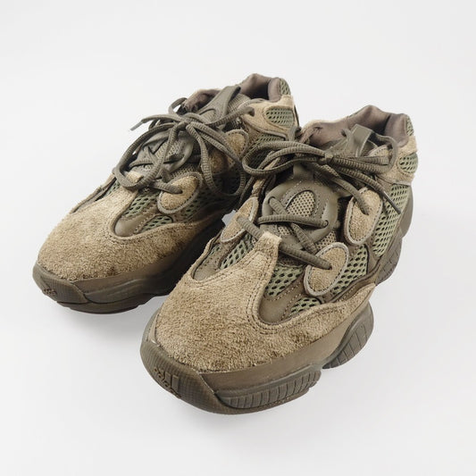 【中古】adidas | アディダス YEEZY 500 スニーカー GX3606 ブラウン 27cm