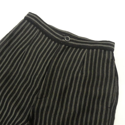 【中古】Ameri VINTAGE | アメリヴィンテージ SOFT TWIST STRIPE PANTS パンツ 01320890290 ブラック サイズ：S