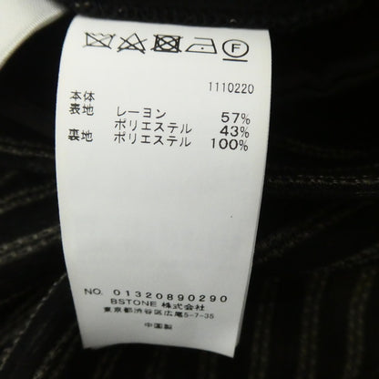 【中古】Ameri VINTAGE | アメリヴィンテージ SOFT TWIST STRIPE PANTS パンツ 01320890290 ブラック サイズ：S