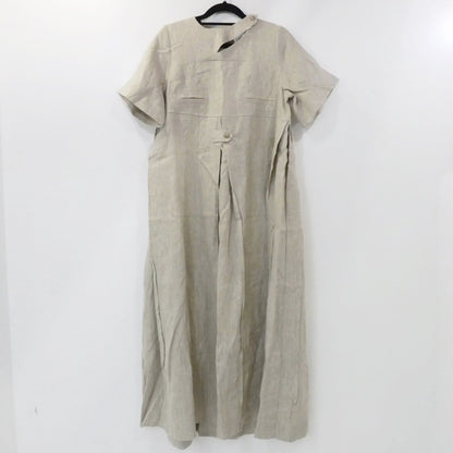 【中古】willfully | ウィルフリー リネンロングワンピース ワンピース 2311-OP-42 オートミール サイズ：FreeSize