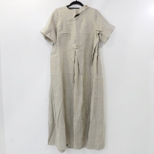 【中古】willfully | ウィルフリー リネンロングワンピース ワンピース 2311-OP-42 オートミール サイズ：FreeSize