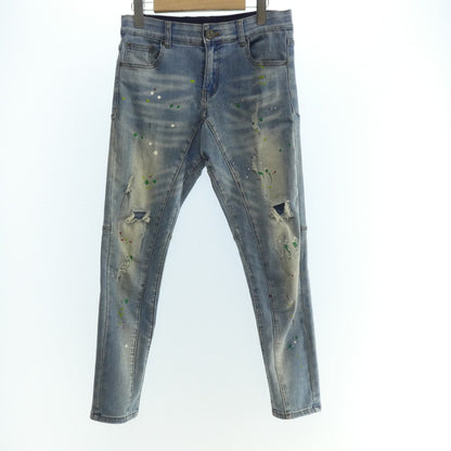 【中古】Retro Engine | レトロエンジン C Paint Denim L デニムパンツ 301601230250002 ライトブルー サイズ：M