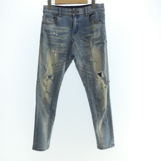【中古】Retro Engine | レトロエンジン C Paint Denim L デニムパンツ 301601230250002 ライトブルー サイズ：M