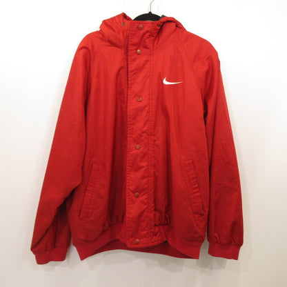 NIKE | Nike Nylon Jacket Era: 90s Silver Tag Red Size: XL