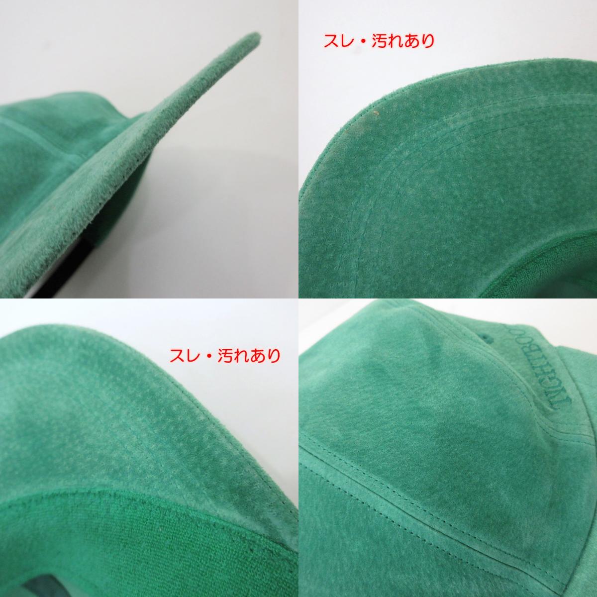 【中古】TIGHTBOOTH PRODUCTION | タイトブースプロダクション SUEDE CAMP CAP キャップ グリーン
