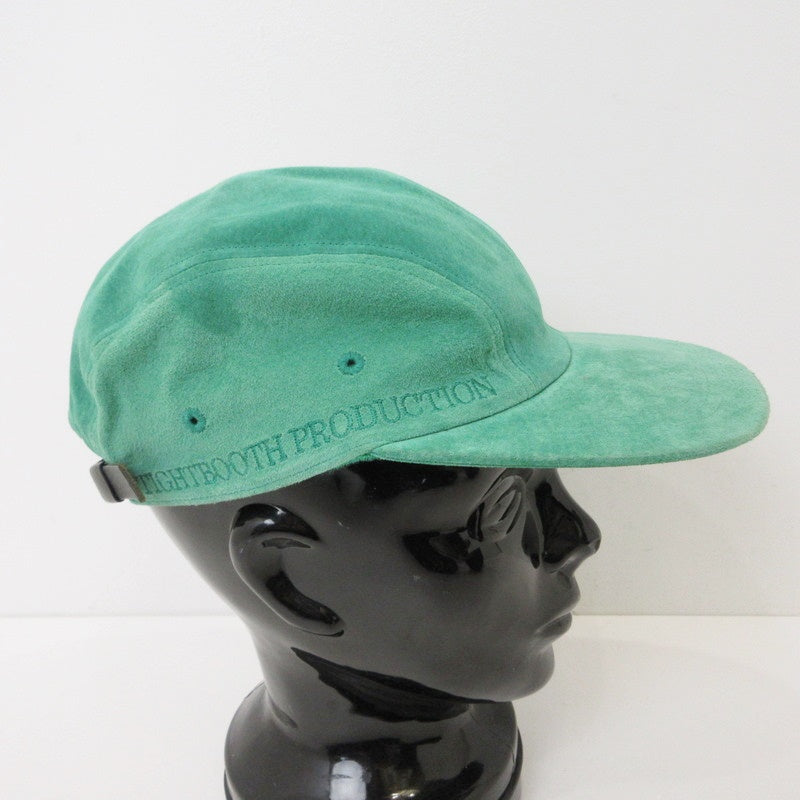 【中古】TIGHTBOOTH PRODUCTION | タイトブースプロダクション SUEDE CAMP CAP キャップ グリーン