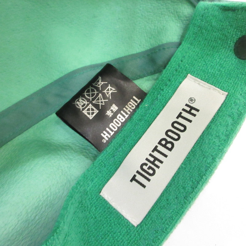 【中古】TIGHTBOOTH PRODUCTION | タイトブースプロダクション SUEDE CAMP CAP キャップ グリーン