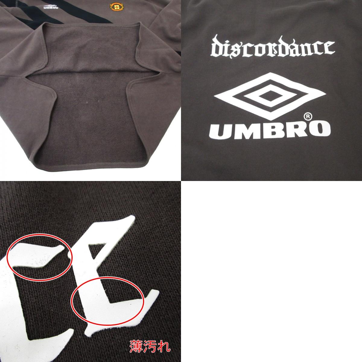 【中古】Children of the discordance | チルドレンオブザディスコーダンス UMBRO UMPHREY BRO CN PULLOVER スウェット DISUMBCS-001 2024A/W チャコールグレー サイズ：2