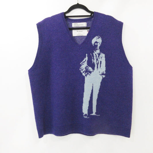 【中古】DAIRIKU | ダイリク ベスト Benjamin Knit Vest パープル サイズ：FreeSize