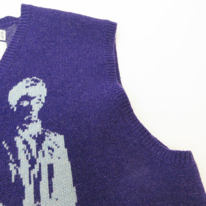 【中古】DAIRIKU | ダイリク ベスト Benjamin Knit Vest パープル サイズ：FreeSize