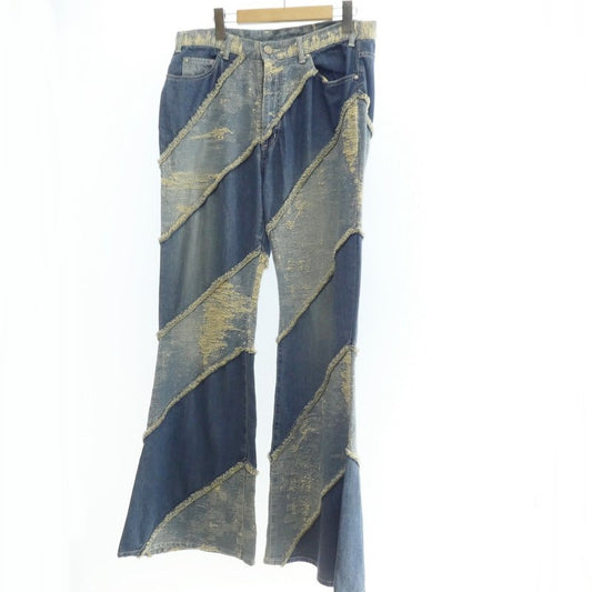 【中古】TAAKK | ターク DENIM ESCARGOT FLARE デニムパンツ TA22AW-PT015/1 2022A/W ブルー サイズ：3