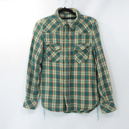 【中古】TMT | ティーエムティー W-GAZE CHECK SHIRTS 長袖シャツ TSH-F1102AX 2011A/W サイズ：S