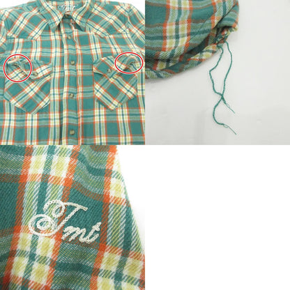 【中古】TMT | ティーエムティー W-GAZE CHECK SHIRTS 長袖シャツ TSH-F1102AX 2011A/W サイズ：S