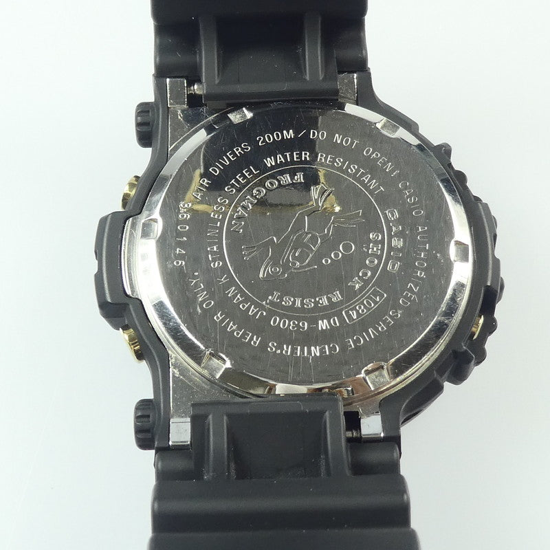 【中古】G-SHOCK | ジーショック FROGMAN 腕時計 DW-6300-1B ブラック