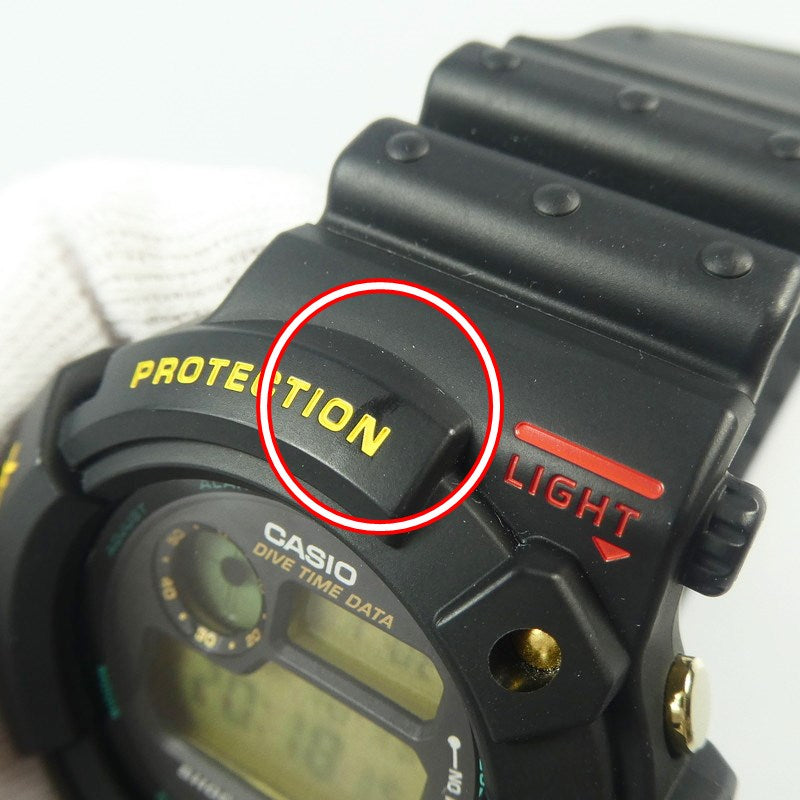 【中古】G-SHOCK | ジーショック FROGMAN 腕時計 DW-6300-1B ブラック