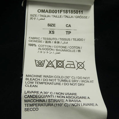 【中古】OFF-WHITE | オフホワイト Diag Bernini L/S Tee 長袖Ｔシャツ OMAB001F18185011 2018A/W 国内正規品 ブラック サイズ：XS