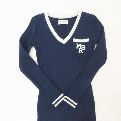 【中古】 Fitty knit onepiece ワンピース MG2106-1NVM ネイビー サイズ：M