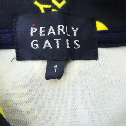 【中古】PEARLY GATES | パーリーゲイツ ニコちゃん総柄 パーカー 055-0162302 ネイビー サイズ：1