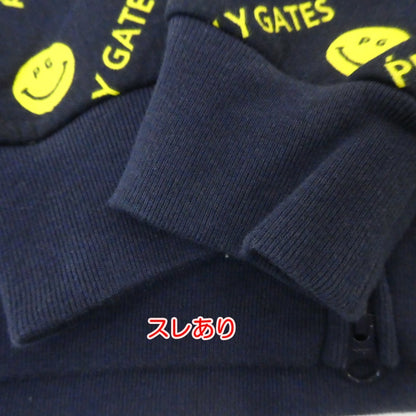 【中古】PEARLY GATES | パーリーゲイツ ニコちゃん総柄 パーカー 055-0162302 ネイビー サイズ：1