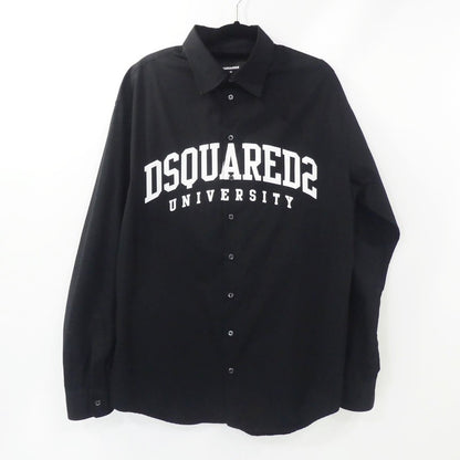 【中古】DSQUARED2 | ディースクエアード 長袖シャツ S74DM0768 ブラック サイズ：50