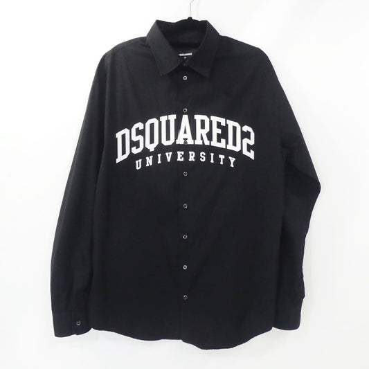 【中古】DSQUARED2 | ディースクエアード 長袖シャツ S74DM0768 ブラック サイズ：50