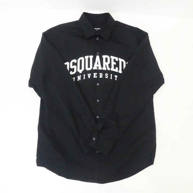 【中古】DSQUARED2 | ディースクエアード 長袖シャツ S74DM0768 ブラック サイズ：50