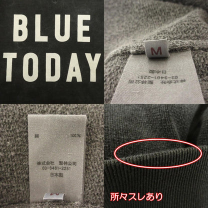 【中古】BLUE BLUE | ブルーブルー BLUE TODAY Vintage Wash Neck Sweat スウェット 1009727 チャコールグレー サイズ：2