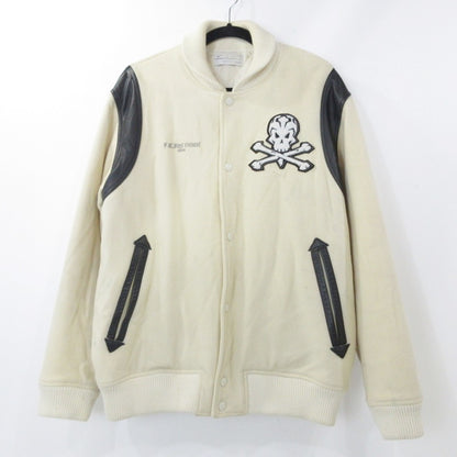 【中古】FCRB | エフシーアールビー スタジャン 193935 ホワイト サイズ：L