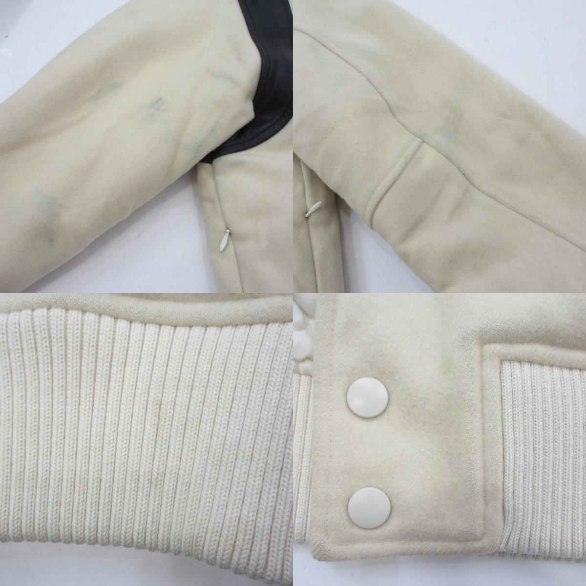 【中古】FCRB | エフシーアールビー スタジャン 193935 ホワイト サイズ：L